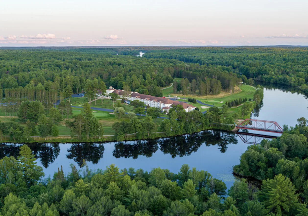 The Four Seasons Island Resort aerial